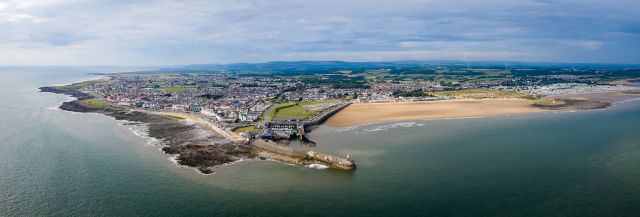 Porthcawl beach harbour